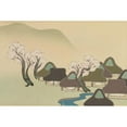 thumbnail image 3 of Kamisaka Sekka 24x17 Black Modern Framed Museum Art Print Titled - Farming Village in Spring (Harudenka) (1909-1910), 3 of 5