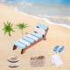 thumbnail image 5 of Mini juego de sillas de playa, accesorios para muñecas, accesorios de playa 1:12, juego de sillas para tomar el sol en la playa, accesorios utillería, 5 of 7