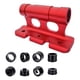 thumbnail image 5 of Soporte de horquilla delantera para bicicleta con clip fijo, portaequipajes de techo para coche, soporte universal para horquilla rojo, 5 of 9