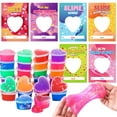 thumbnail image 1 of Juego de tarjetas de San Valentín OCHIDO con forma de corazón Slime x30, 1 of 8