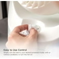 thumbnail image 5 of IRIS WOOZOO Fan, Small Oscillating Desk Fan, Table Air Circulator, 3 Speeds, 52ft Max Air Distance, 12 In, 5 of 9