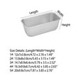 thumbnail image 3 of Hariumiu Kitchen Aluminum Alloy Rectangle Bread Toast Mold, Non-stick No Penetration Dessert Cake Mold for Kitchen Baking, 3 of 10