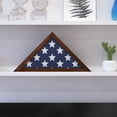thumbnail image 2 of Flash Furniture Sheehan Collection Rustic Brown Rustic Flag Case, 2 of 12
