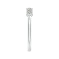 thumbnail image 5 of ANGARA Natural Pave Set Diamond Bar Ring with Milgrain in 14K White Gold for Women (Size-2mm| Color-K| Clarity-I3) | April Birthstone, Anniversary, Jewelry Gift for Women | Natural Diamond Ring, 5 of 11
