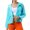 Blue, variant on Women's UPF 50+ Jacket Full Zip UV Sun Shirt Lightweight Cycling Coat Water Proof Long Sleeve Flowy Hem with Pockets Hooded Protection Clothing Hoodie Red Large