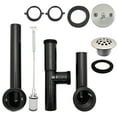 thumbnail image 4 of Westbrass Bathtub Waste & Overflow Assembly with Trip Lever and Beehive Drain Cover, Polished Nickel, 4 of 13