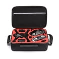 thumbnail image 4 of Étui de Rangement Portable Sac de Transport Valise Sac à Bandoulière Rouge, 4 of 9