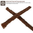 thumbnail image 3 of OUNONA 2Ud Adornos De Rattan Cruz Tejida Para Exterior Jardín O Patio Color Marrón, 3 of 8