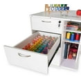 thumbnail image 2 of Arrow Kangaroo Sydney Sewing Cabinet with Electric Lift (Ash White), 2 of 7