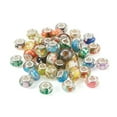 thumbnail image 2 of U8MO 100pc Rondelle Resin European Large Hole Beads Christmas Slide Charms 13.5~14mm, 2 of 7