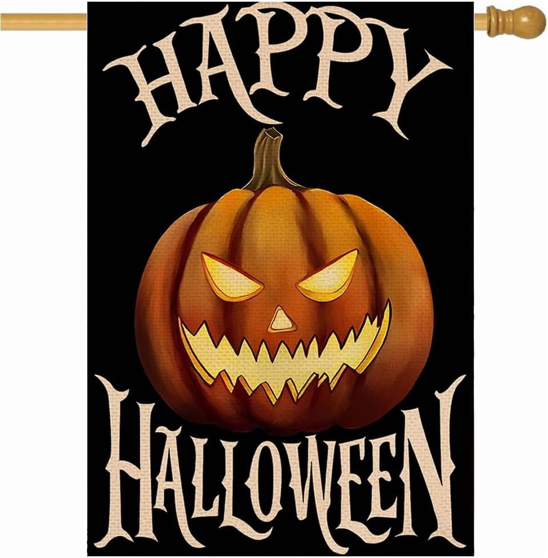 Halloween Gartenflagge – „Nightmare Before Christmas“ Motiv, 71 X 102 Cm, Wetterfestes Polyester
