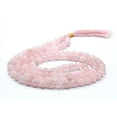 thumbnail image 2 of Rose Quartz Mala Beads 108 Buddhist Prayer Beads Japamala, 2 of 5