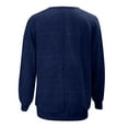 thumbnail image 4 of EDFBUYKRS Blouses for Women Dressy Casual Long Sleeve Shirts for Women Womens Tops V Neck Ladies Tops and Blouses Early Fall Fashion 2026 Xl, 4 of 6