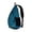 Teal Blue, variant on WATERFLY Unisex Large Capacity Nylon Sling Cross-Body Shoulder Chest Bag,Black