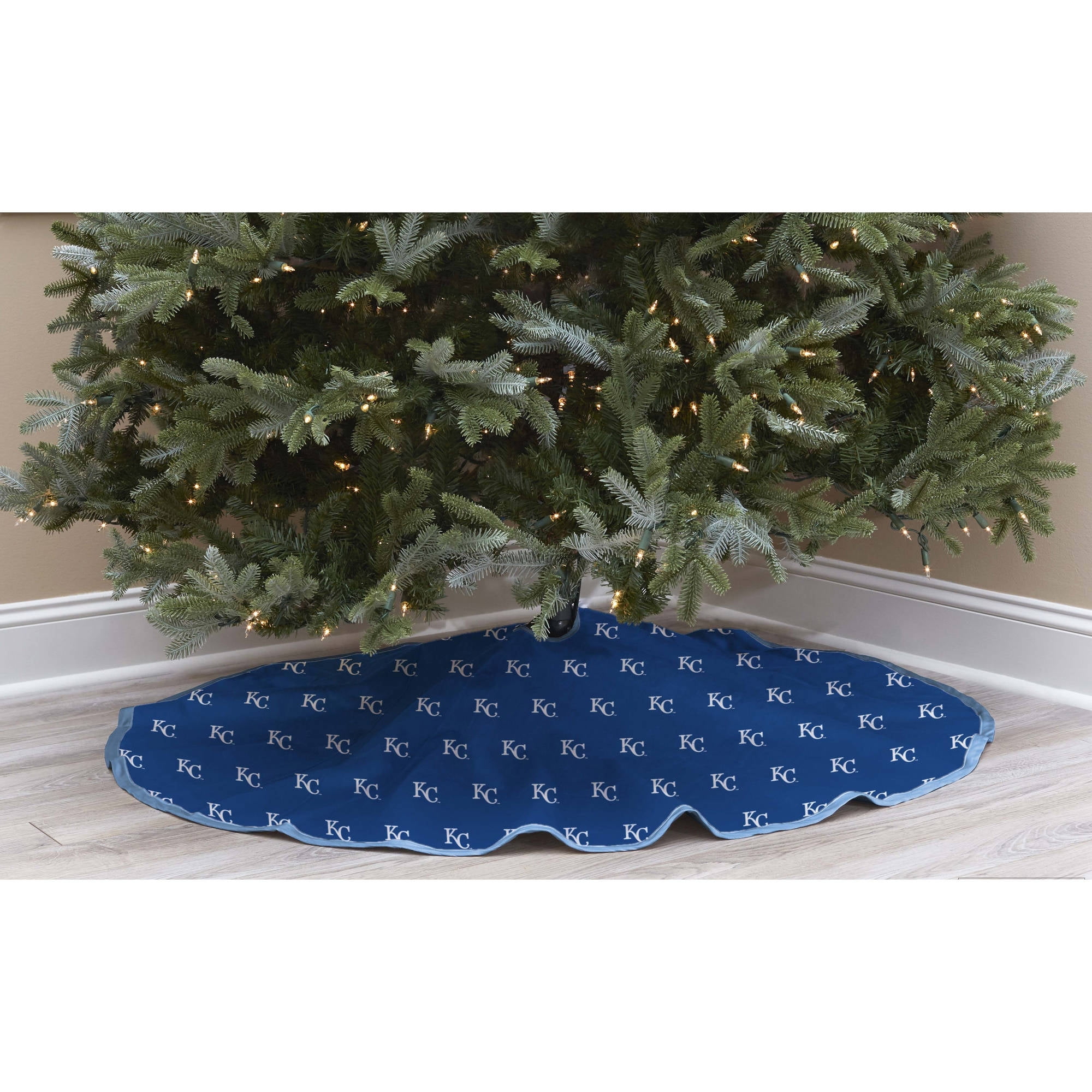 Vintage Tree Skirt for Small Christmas Tree 11" Round  7X 