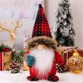 thumbnail image 1 of Juguete de anciano sin rostro de Navidad con árbol de Navidad, juguete enano, estatua bonita para mesa JShteea El nuevo, 1 of 6