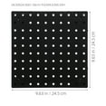 thumbnail image 2 of 1Pcs Black Abs Square Pegboard Panel Wall Organizer for Kitchen Garage Storage Solution 9.63X9.63X0.59in, 2 of 8