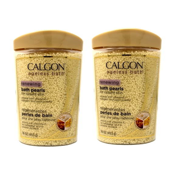 Calgon Ageless Bath Pearls, 16 oz (Pack of 2)