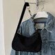 thumbnail image 4 of Bolso vagabundo de moda para mujer, bolso informal con cremallera para la axila, para regalo de cumpleaños (negro) Ndcxsfigh Para Estrenar, 4 of 8