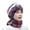 White + Red, variant on Winter Hat Scarf Beanie Snow Knit Skull Cap Circle Scarves for Women