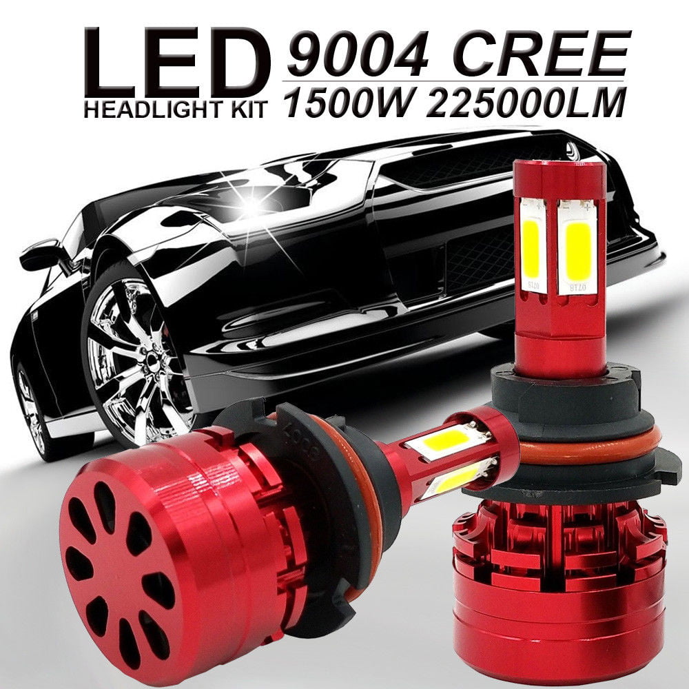 4 Side Hi-Lo 9005+9006+9145 Combo LED Headlight Fog Bulbs Kit Total 5700W 6500K