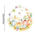 thumbnail image 3 of Gallickan 10pc 9 Inch Thanksgiving Paper Plates, Maple Leaf and Pumpkin Design, Disposable Fall Party Tableware, Sturdy Microwavable Dinner Plates for Holiday Feast, 3 of 6