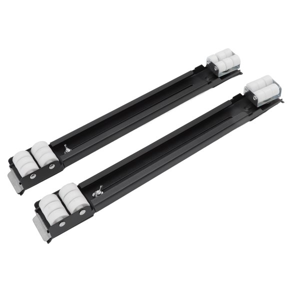 Heavy Duty Extensible Appliance Roller, Easy To Use Heavy Duty Appliance Rollers 24 Wheels Load Bearing 300KG For Dryers Black