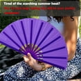 thumbnail image 5 of The Zfit 1-2Packs 13inch Large Rave Fan Popping Fan Clacking Fans for Line Dancing,Hand Fans for Women Foldable,Boots on The Ground Fan,Portable for Outdoor,Wedding,Party,Decoration, 5 of 7