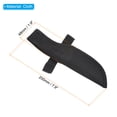 thumbnail image 2 of Uxcell 8"x2" Sickle Sheath Cloth Sheath Fixed Knife Sheath Horizontal Knife Sheath with Fixed Strap Black 3 Pack, 2 of 5