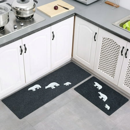 kitchen runner coffee floor 16x24 washable inch carpet hallway mat slip rug non grey machine door features