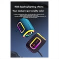 thumbnail image 3 of Altavoz Bluetooth IPX5, Resistente Al Agua, con Luz RGB de Colores, Compatible con Reproducción USB/TF/AUX, Función de Recepción de Sonido, Color Azul., 3 of 5