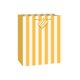 thumbnail image 1 of Unique Party - Bolsa de Regalo Diseño de Rayas (Amarillo, Blanco), 1 of 2