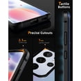 thumbnail image 2 of CaseBorne ArmadilloTek R Compatible with Samsung Galaxy S21 Ultra 5G Hybrid Clear Case (2021 Release) - Blue, 2 of 5