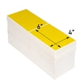 thumbnail image 5 of HOUSELABELS 4" x 6" Yellow Fanfold Shipping Labels Compatible With Zebra and Rollo Printers, 1 Stack / 2,000 Labels per Stack, 5 of 8