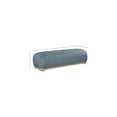thumbnail image 3 of Meridian Furniture Calum Light Blue Chenille Fabric Bench, 3 of 8