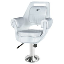Wise 8WD007-710 Captains Chair with 15" Fixed Height Pedestal and Slide
