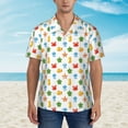 thumbnail image 4 of Balery Undersea Animals Print Men's Hawaiian Shirts Short Sleeve Beach Shirt Relaxed Fit Vacation Button Down Shirts-XX-Large, 4 of 9