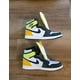 thumbnail image 5 of NEW A i r-Jor-dan 1 Retro High OG "Volt" Black White Orange Green Sz 10.5, 5 of 6