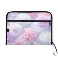 thumbnail image 7 of Accordion File Organizer with Zip Closure 13 Pockets Expanding File Folder Letter A4 Paper Document Organizer for Home Office Cute Pastel Watercolor Floral, 7 of 7
