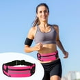 thumbnail image 2 of Running Waist Pack, Waterproof Waist Bag, Shockproof Outdoor Cycling Fitness Belt with Water Bottle Holder, Breathable Nylon Lycra Fabric, Reflective Design, Adjustable 22-50 Inch Waist, 2 of 8