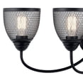 thumbnail image 4 of 55044BK Kichler Lighting Voclain - 4 Light Bath Vanity Approved for Damp Locations - with Vintage Industrial inspirations - 10.5 inches tall by 32, 4 of 6