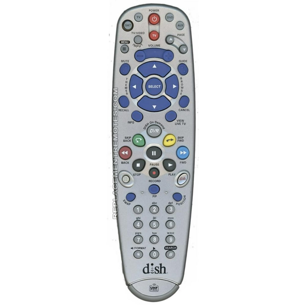 6.4 IR/UHF PRO (p/n 199631) Satellite Receiver Remote