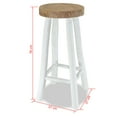 thumbnail image 3 of vidaXL Tabouret de Bar en Bois de Teck Massif, 3 of 3