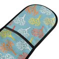 thumbnail image 2 of Dailycode Double Sided Oven Mitt with Loop Heat Resistant Kitchen Long Potholders 7" x 35" Colorful Coral, 2 of 6