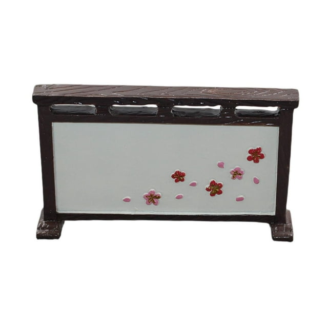 Casa de muñecas de estilo japonés Perfecl Pantalla de casa de muñecas de resina modelo antiguo