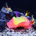 thumbnail image 3 of Unique Bargains Aquarium Simulation Coral Aquatic Flower Silicone Fluorescent Coral Glow Ornaments Fish Tank Red, 3 of 7