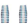 thumbnail image 4 of Puntas de Uñas Postizas Vogacara 24 piezas purpurina estilo degradado, 4 of 6