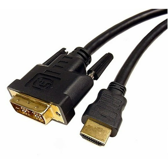 Cables Unlimited 3-Feet HDMI to DVI D Single Link Male to Male Cable