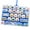 Blue-f, variant on 2027 New 26-Key Keyboard Fidget Toy, Cute Cartoon Clicky Keyboard Clicker Toy with Keychain, Backpack Charm Pendant for Stress Relief