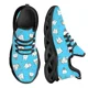 thumbnail image 1 of Zapatillas de deporte de malla con dibujos de dientes bonitos, cómodas, con plataforma y amortiguación de aire, para mujer, ligeras y a prueba de golpes, para correr, tenis, 1 of 6